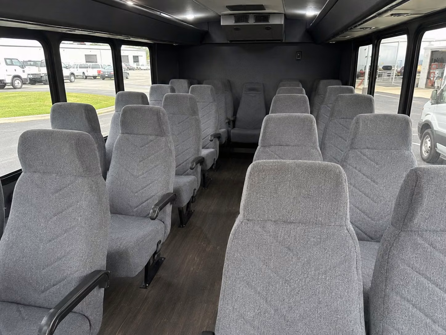 18 passenger minibus interior