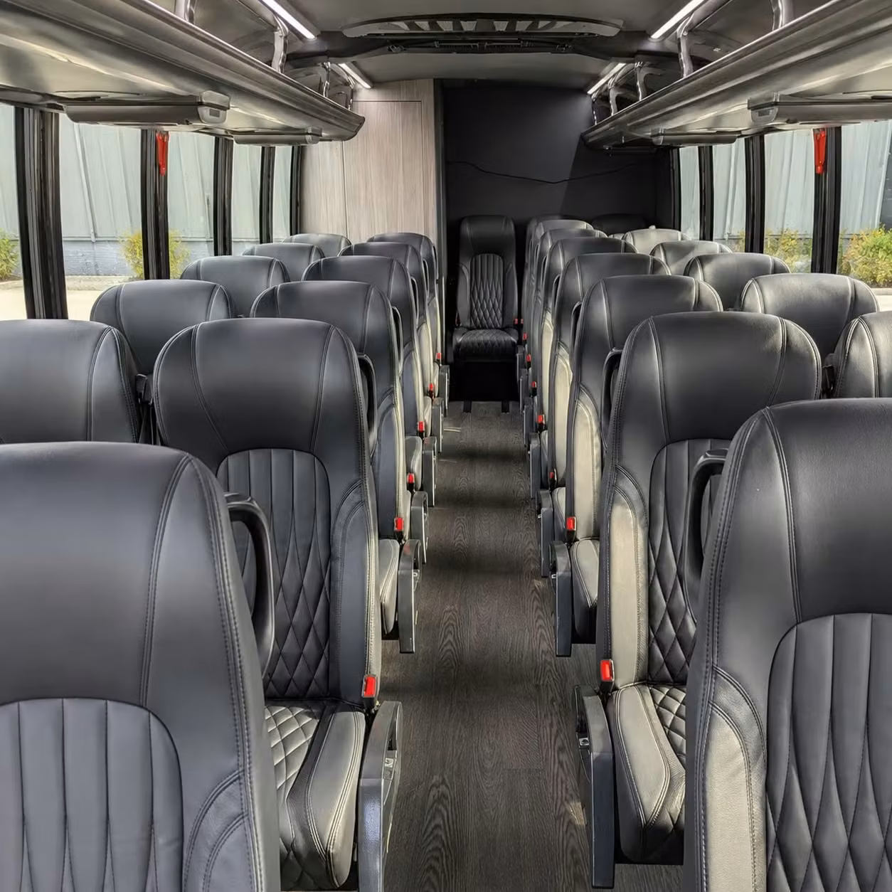 25 passenger minibus interior
