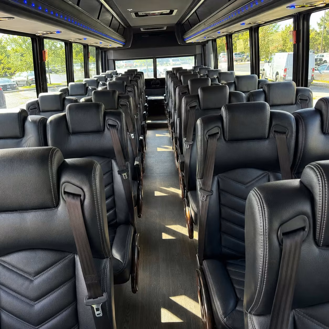 30 passenger minibus interior