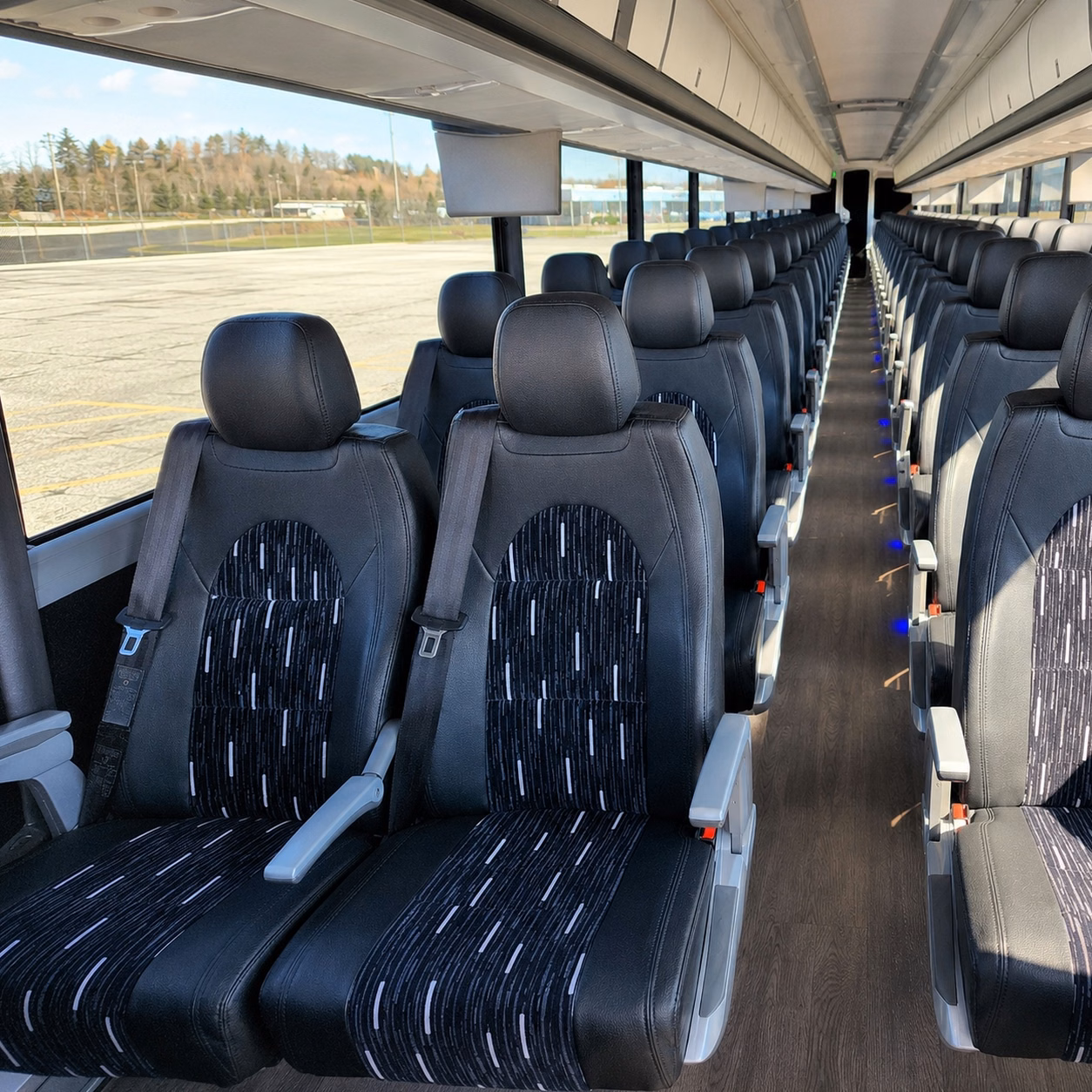 charter buses for large group concert transportation in lakewood