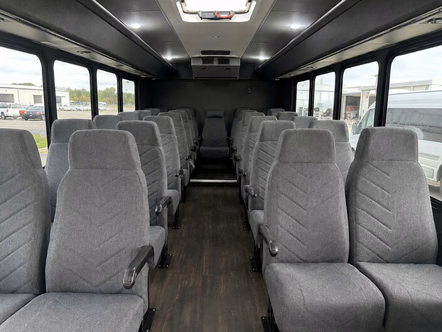 corporate event bus rentals in lakewood