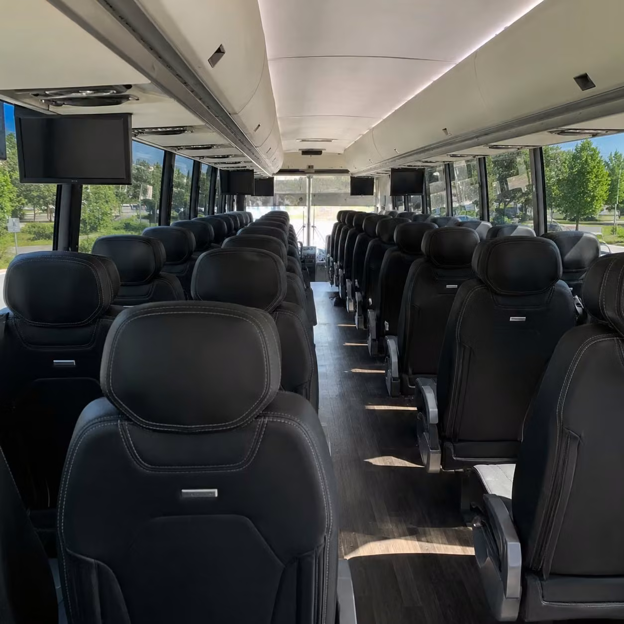 lakewood charter bus inside
