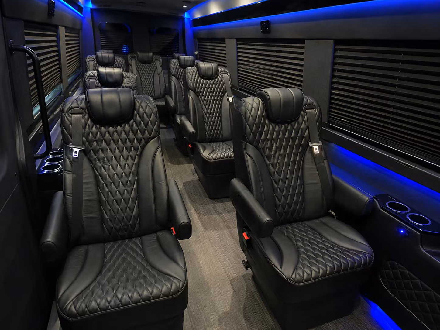 sprinter van with driver inside